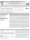 Cover page: Processes controlling δ 7Li in rivers illuminated by study of streams and groundwaters draining basalts