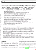 Cover page: Time-varying sodium absorption in the Type Ia supernova 2013gh⋆