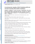 Cover page: Concerted genomic targeting of H3K27 demethylase REF6 and chromatin-remodeling ATPase BRM in Arabidopsis