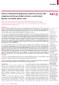 Cover page: Estriol combined with glatiramer acetate for women with relapsing-remitting multiple sclerosis: a randomised, placebo-controlled, phase 2 trial.