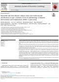 Cover page: Epicardial and intra-thoracic adipose tissue and cardiovascular calcifications in type 1 diabetes (T1D) in epidemiology of diabetes Interventions and Complications (EDIC): A pilot study.