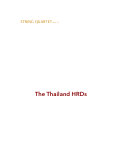 Cover page: The Thailand HRDs