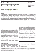 Cover page: A Case of Disseminated Coccidioidomycosis: When the Treasure Chest Wall Opened