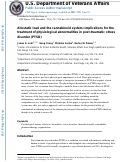 Cover page: Allostatic load and the cannabinoid system: implications for the treatment of physiological abnormalities in post-traumatic stress disorder (PTSD).