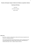 Cover page: Paradoxes of the Sprouts: Impacts of Labor Law Evolution on Agriculture's Industry Landscape and Strategy