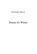 Cover page: Sonata for Winds