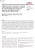 Cover page: Older female mice lacking triggering recepter expressed on myeloid cells-2 have worse post-stroke neurological function and enhanced pro-inflammatory responses