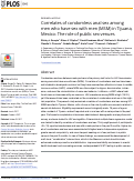 Cover page: Correlates of condomless anal sex among men who have sex with men (MSM) in Tijuana, Mexico: The role of public sex venues
