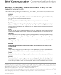 Cover page: Estimation of defined daily doses of antimicrobials for dogs and cats treated for bacterial cystitis.