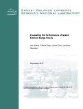 Cover page: Evaluating the Performance of Island Kitchen Range Hoods