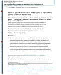 Cover page: Variation graph toolkit improves read mapping by representing genetic variation in the reference