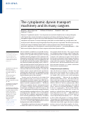 Cover page: The cytoplasmic dynein transport machinery and its many cargoes