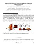 Cover page: Rank-1 accelerated illumination recovery in scanning diffractive imaging by transparency estimation.