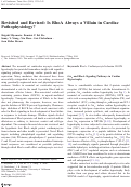 Cover page: Revisited and Revised: Is RhoA Always a Villain in Cardiac Pathophysiology?