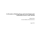 Cover page: Co-Simulation of Building Energy and Control Systems with the Building Controls Virtual Test Bed