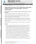 Cover page: Health benefits and control costs of tightening particulate matter emissions standards for coal power plants - The case of Northeast Brazil