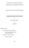 Cover page: Supporting At-Risk Students with Emotional Intelligence