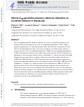 Cover page: Effects of α-pyrrolidino-phenone cathinone stimulants on locomotor behavior in female rats