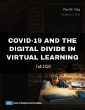 Cover page: COVID-19 and the Digital Divide in Virtual Learning
