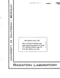 Cover page: RADIOACTIVE EGGS. III DEGRADATION OF YOLK GLYCEROL