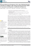 Cover page: Increased Monocyte Production of IL-6 after Toll-like Receptor Activation in Children with Autism Spectrum Disorder (ASD) Is Associated with Repetitive and Restricted Behaviors