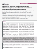 Cover page: Outcomes and Toxicities of Programmed Death‐1 (PD‐1) Inhibitors in Hodgkin Lymphoma Patients in the United States: A Real‐World, Multicenter Retrospective Analysis