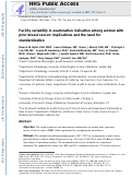 Cover page: Facility Variability in Examination Indication Among Women With Prior Breast Cancer: Implications and the Need for Standardization