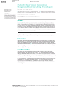 Cover page: Pectoralis Major Tendon Rupture in an Occupational Medicine Setting: A Case Report.