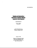 Cover page: Designing and Implementing a Panel Study of Commuting Behavior: Lessons for Future Research