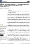 Cover page: A Recent Development of a Network Approach to Assessment Data: Latent Space Item Response Modeling for Intelligence Studies.