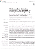 Cover page: Multiomics Data Collection, Visualization, and Utilization for Guiding Metabolic Engineering