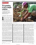 Cover page: Tree planting is not a simple solution
