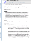 Cover page: Primary microRNA processing assay reconstituted using recombinant Drosha and DGCR8.