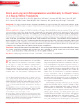 Cover page: Short‐ and Long‐term Rehospitalization and Mortality for Heart Failure in 4 Racial/Ethnic Populations