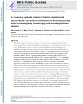 Cover page: Is “Learning” episodic memory? Distinct cognitive and neuroanatomic correlates of immediate recall during learning trials in neurologically normal aging and neurodegenerative cohorts