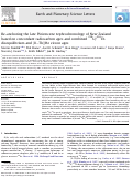 Cover page: Re-anchoring the late Pleistocene tephrochronology of New Zealand based on concordant radiocarbon ages and combined&nbsp;<sup>238</sup>U/<sup>230</sup>Th disequilibrium and (U–Th)/He zircon ages