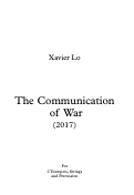 Cover page: The Communication of War