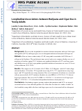 Cover page: Longitudinal associations between marijuana and cigar use in young adults.