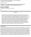 Cover page: Mathematics and Middle School Students of Mexican Descent: The Effects of Thematically Intergrated Instruction