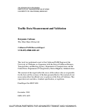 Cover page: Traffic Data Measurement and Validation