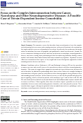 Cover page: Focus on the Complex Interconnection between Cancer, Narcolepsy and Other Neurodegenerative Diseases: A Possible Case of Orexin-Dependent Inverse Comorbidity.