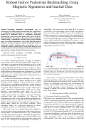 Cover page: Robust Indoor Pedestrian Backtracking Using Magnetic Signatures and Inertial Data