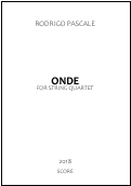 Cover page: Onde