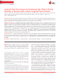 Cover page: Impaired Fetal Environment and Gestational Age: What Is Driving Mortality in Neonates With Critical Congenital Heart Disease?