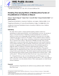 Cover page: Modeling time‐varying effects of multilevel risk factors of hospitalizations in patients on dialysis