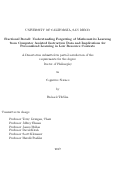 Cover page: Fractional Recall: Understanding Forgetting of Mathematics Learning from Computer Assisted Instruction Data and Implications for Personalized Learning in Low Resource Contexts