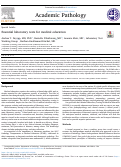 Cover page: Essential laboratory tests for medical education.