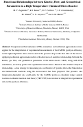 Cover page: Functional Relationships between Kinetic, Flow, and Geometrical Parameters in a High-Temperature Chemical Microreactor