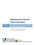 Cover page: Updating the Induced Travel Calculator