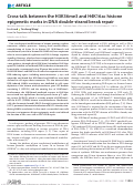 Cover page: Cross-talk between the H3K36me3 and H4K16ac histone epigenetic marks in DNA double-strand break repair